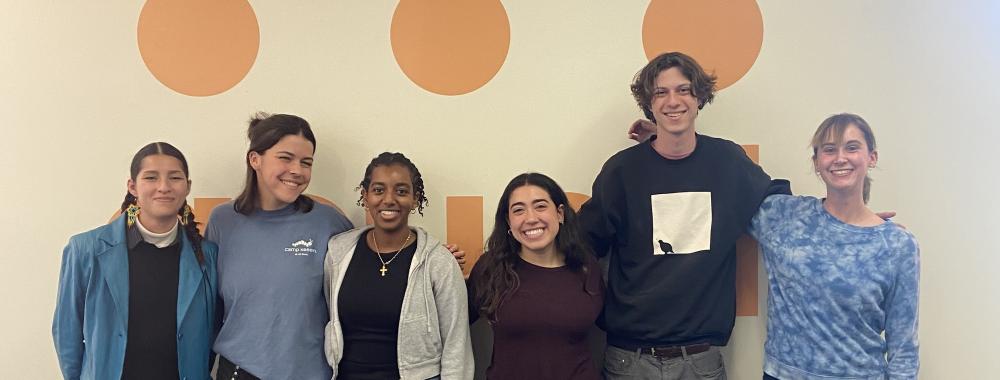 The members of the Environmental Justice Team: Sarah, Mackenzie, Meron, Ivy, Leo, and Laila