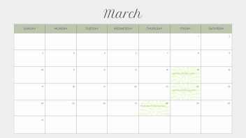 March